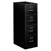 Hon 18-1/4" W 4 Drawer File Cabinet, Black, Legal H314C.P.P